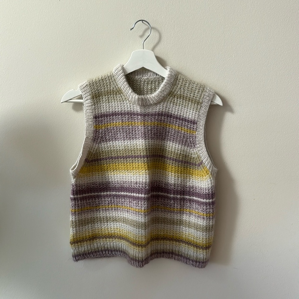 Handmade - striped sweater vest